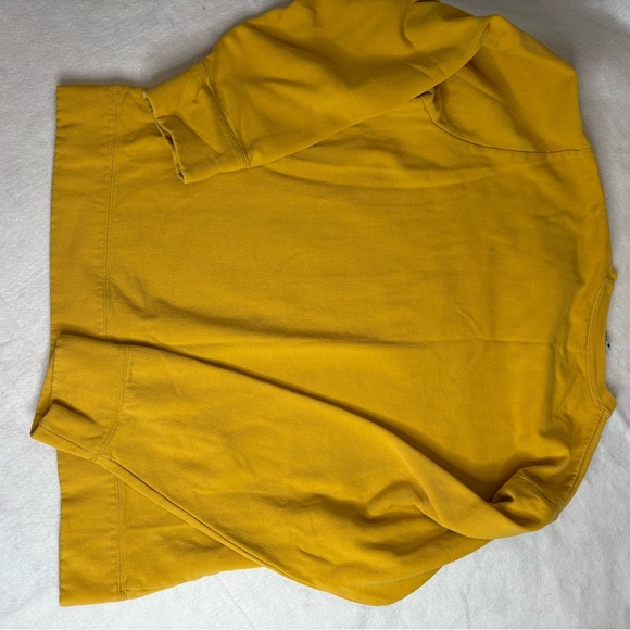Tommy Hilfiger Denim Mustard Yellow Crewneck Sweatshirt Men’s L - Picture 5 of 5